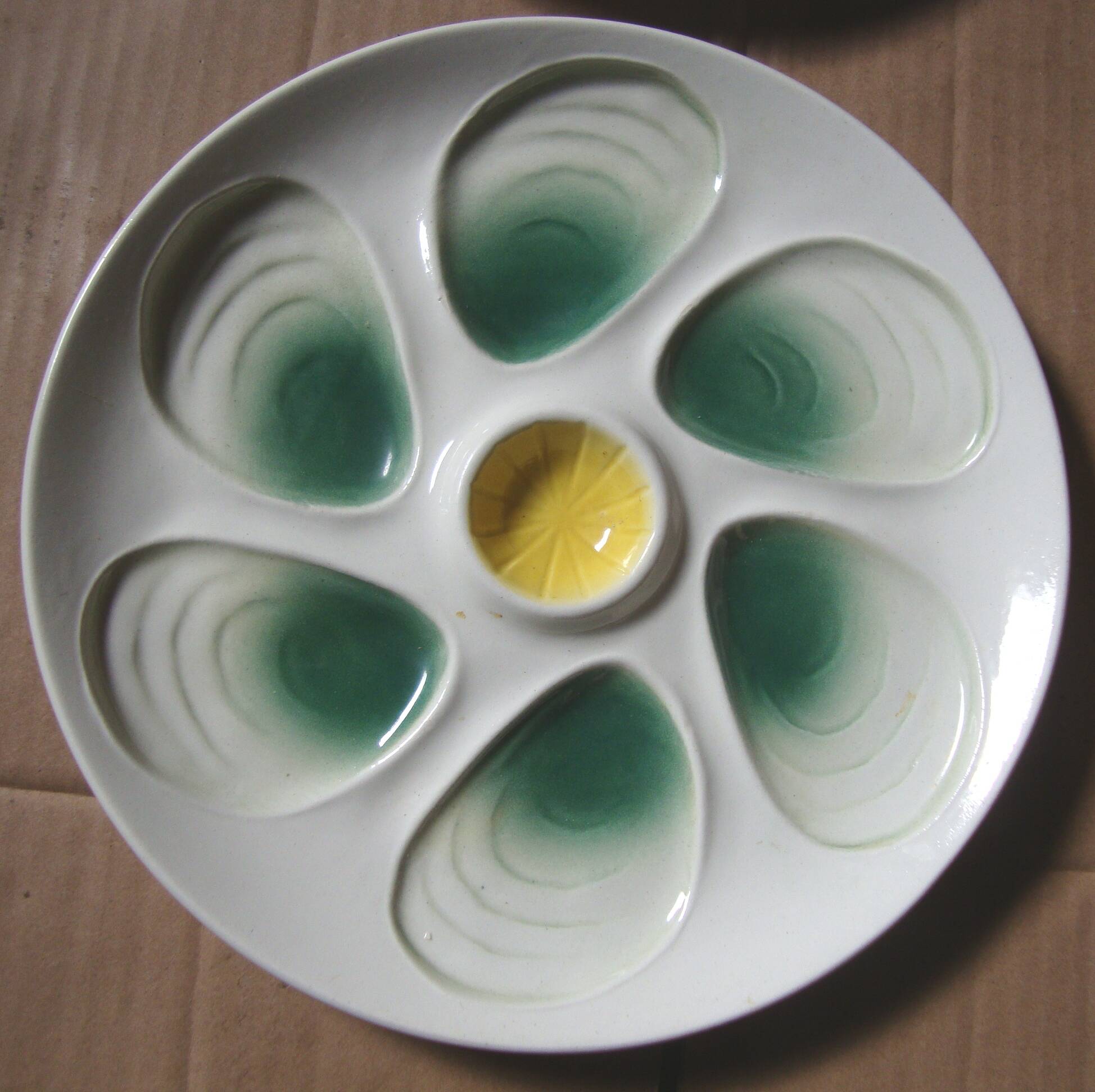 4 salins oyster plates 24 cm