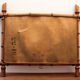 Miroir bois imitation bambou années 20, 70x52 cm
