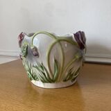 Vintage barbotine planter