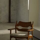 Henning Kjærnulf, Lounge Chairs "Razorblade", Danish design from the mid-century, 1960s.