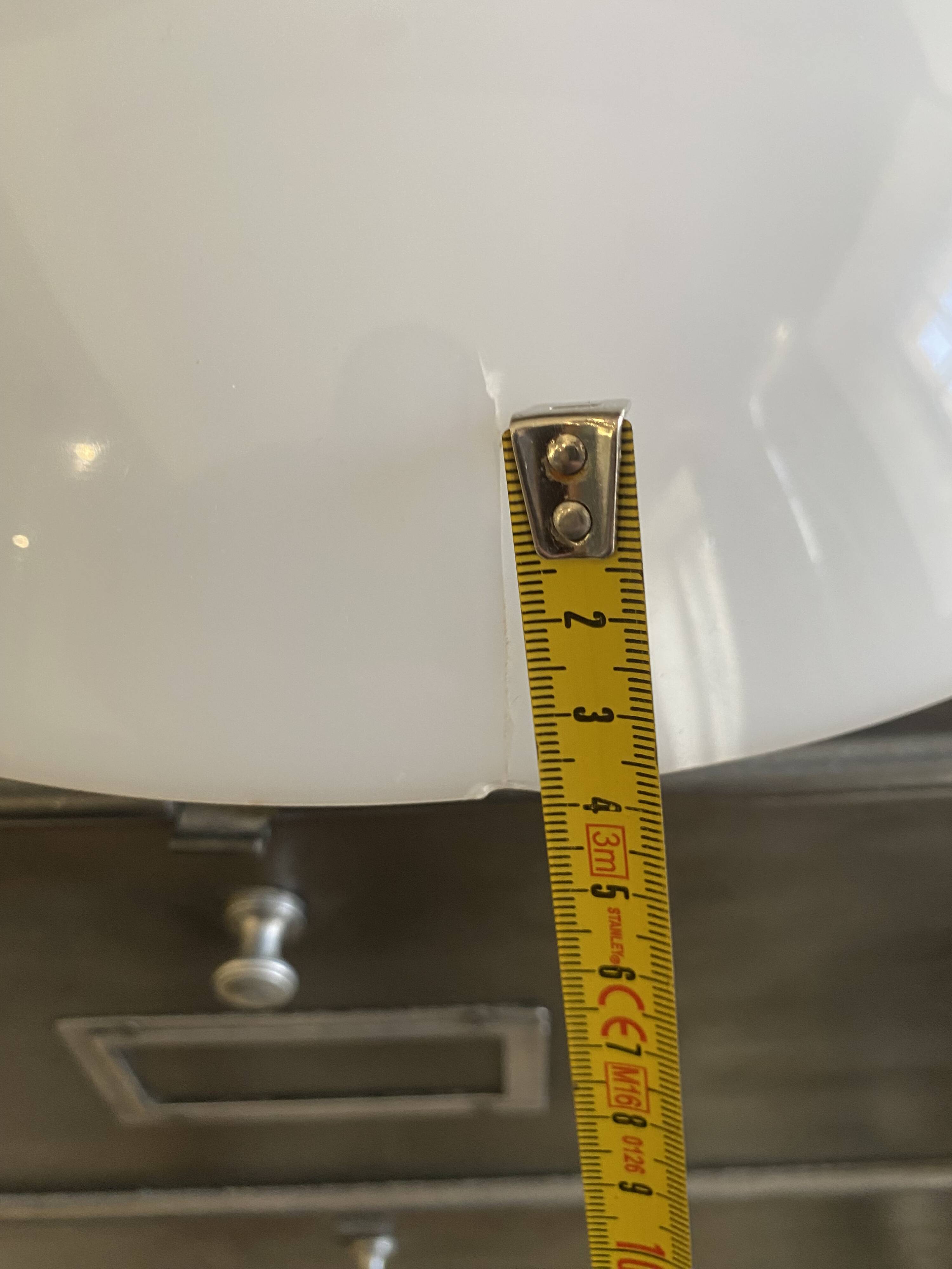 Chrome floor lamp Guzzini vintage 1960
