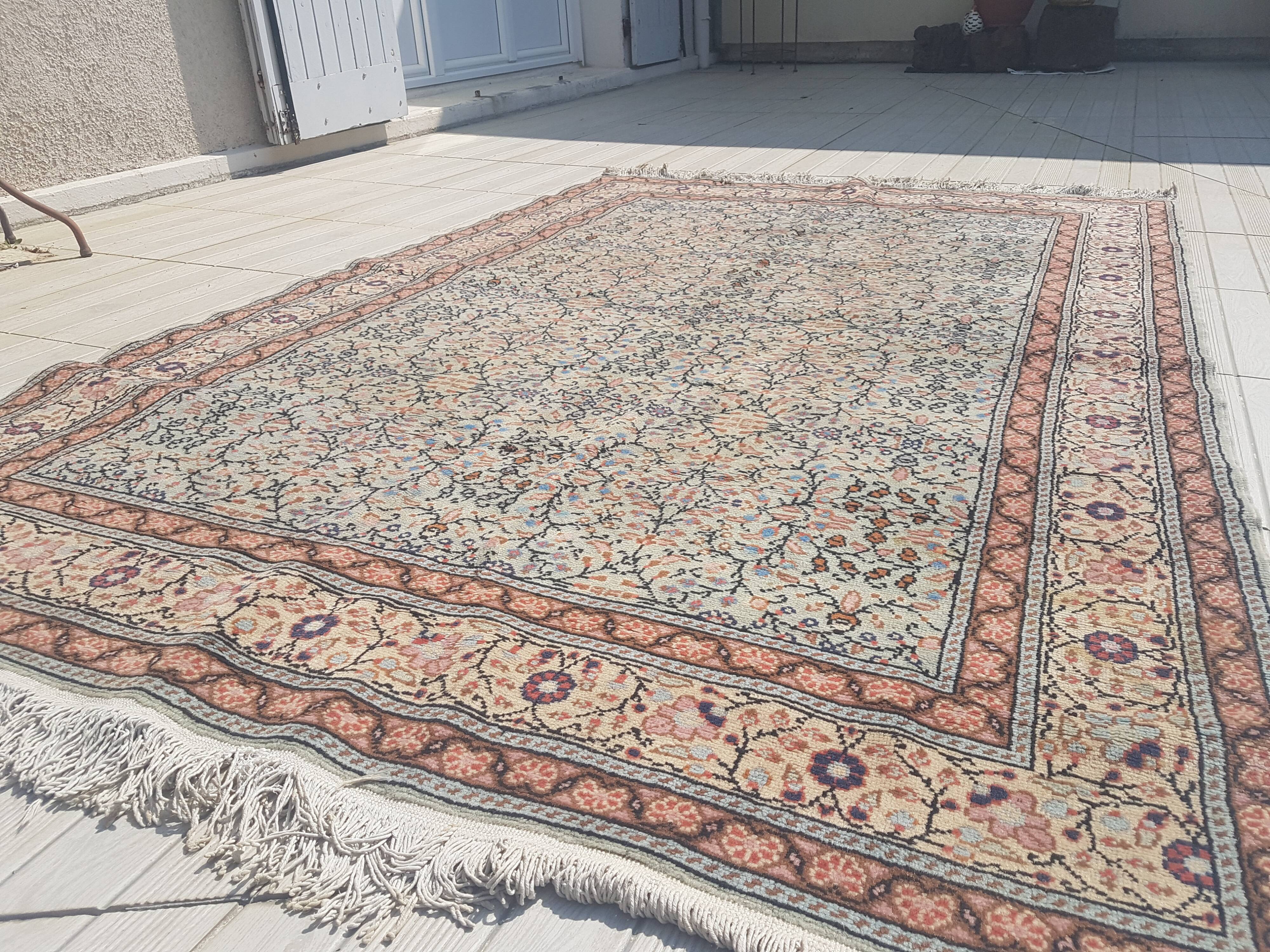 Handmade Turkish carpet 100% wool 151x224cm