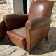 Leather club chair