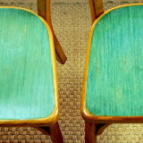 Pair of bistro baumann chairs  50 years