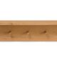 Porte-manteau mural en bois massif avec étagère