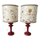 Paire de lampe de chevet vintage
