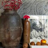 Poterie traditionnelle XXL Art-populaire ancienne XIXème 42 cm