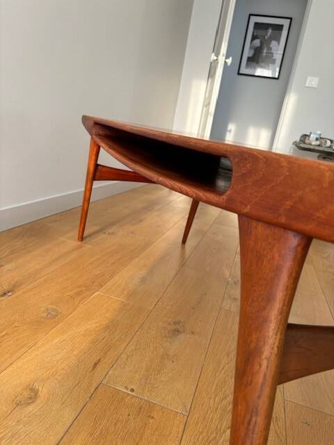 Teak coffee table - denmark 50s/60s