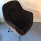 Vintage velvet-covered chair
