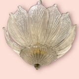 Venetian murano glass flush mount, 1980s