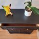 Buffet 2 portes "noir acier"