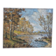 Huile sur toile, Reflets sur l'étang