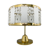Lampe de table en laiton de la verrerie Novy Bydzov, Tchécoslovaquie, 1970