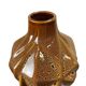 Vintage brown ceramic vase