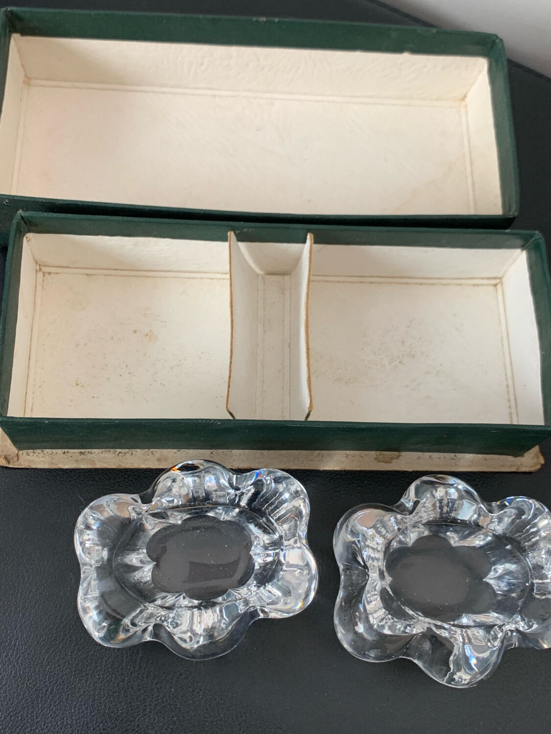 Salt and pepper shakers Daum