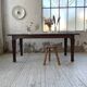 Solid oak farmhouse table 185cm