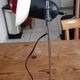 Height adjustable vintage lamp