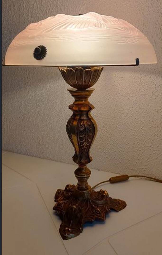 Vintage Empire style lamp 1950