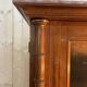 Bookcase - English display cabinet in mahogany and brass