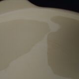 Pie dish in Salins earthenware model Rose Eric diam 30 cm