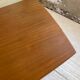 Scandinavian "boomerang" two-sided teak desk Midtjydsk Mobelfabrilk