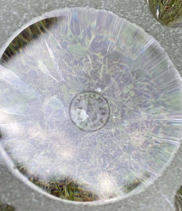 Coupe étoile cristal baccarat centre de table vintage 1960