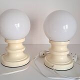 Paire de lampes de chevet