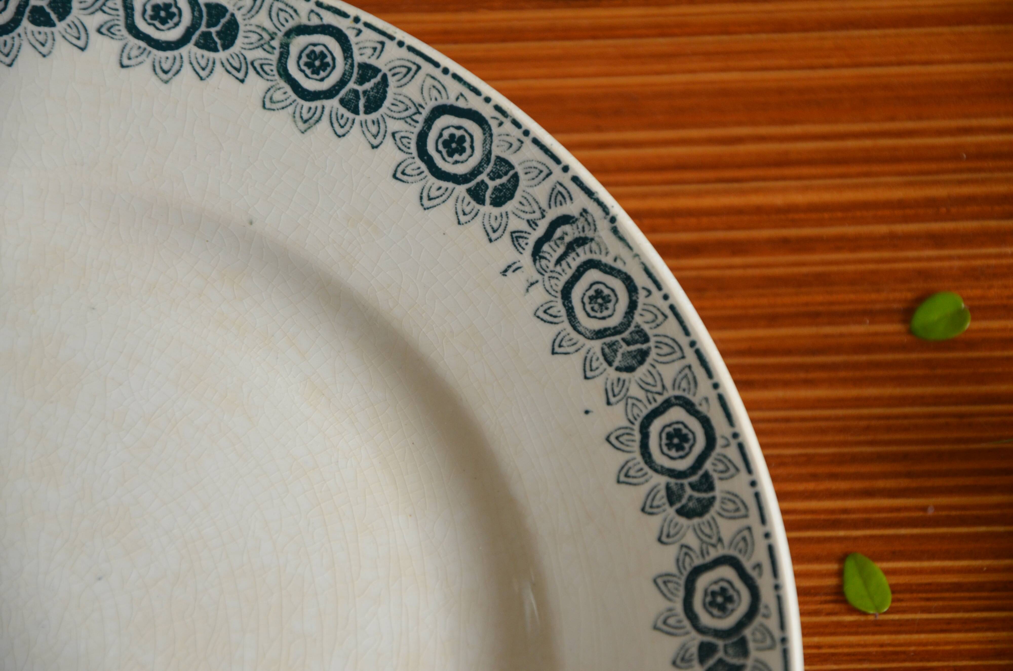 Lot de 6 assiettes Saint Amand collection Ibéria