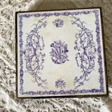 Old 19th century earthenware trivet