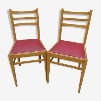 Paire de chaises vintage