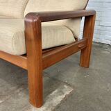 EMC Møbler 2-seater sofa with teak wood