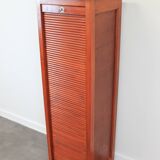 Vintage curtain file cabinet