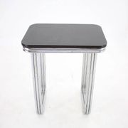 Bauhaus Art Deco tubular steel chrome table, 1930s