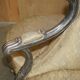 Silver-plated sculpted "Tete a Tete" canapé conversation, antique 19th century.
