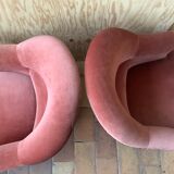 Pair of toad armchairs