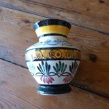 Vintage vase Breton St Jean De Bretagne faience