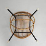 Vintage Rohe Noordwolde bamboo chair, 1960s