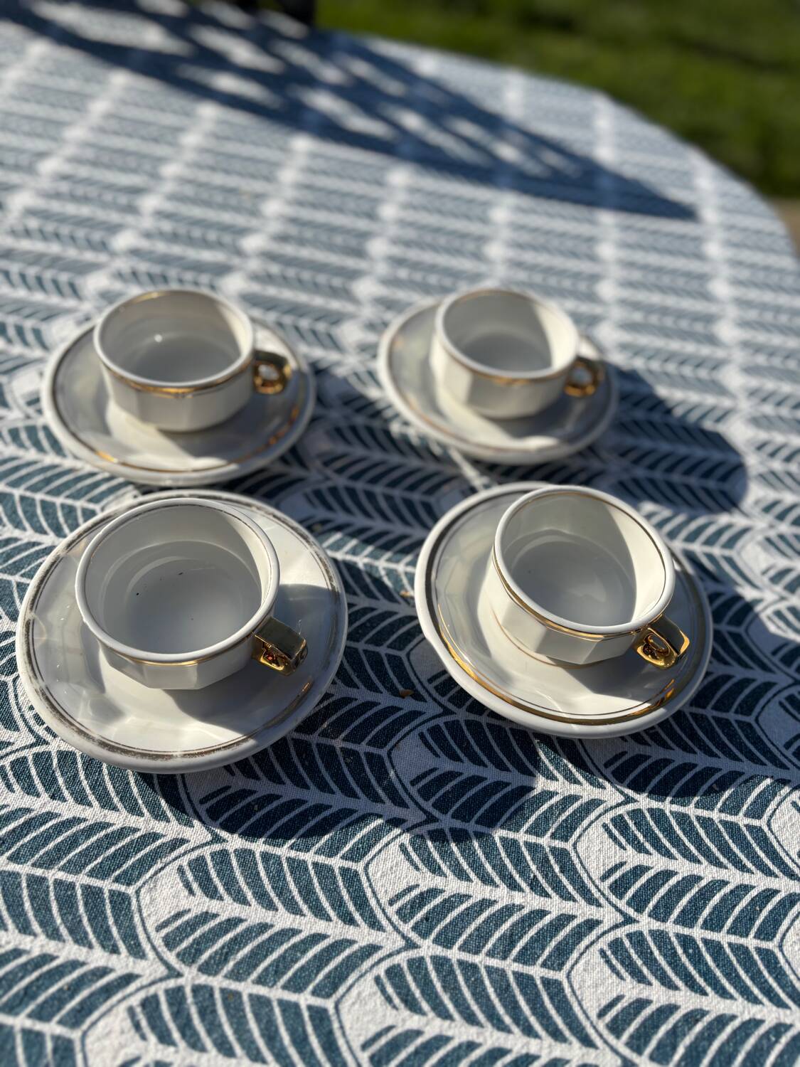 4 tasses bistrot Pillivuyt France