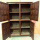 Monastery sideboard with four shutters in solid oak 20th century