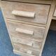 Renovated 19th century solid oak administrative office 127cm
