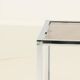 Coffee or Side Table in Chroom & Smoked Glass by Belgo Chrom, Belgium,1970s