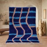 Handmade pure Moroccan wool rug size 200 x 300 cm