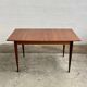 Table scandinave en teck avec rallonge