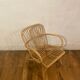 Fauteuil rotin vintage