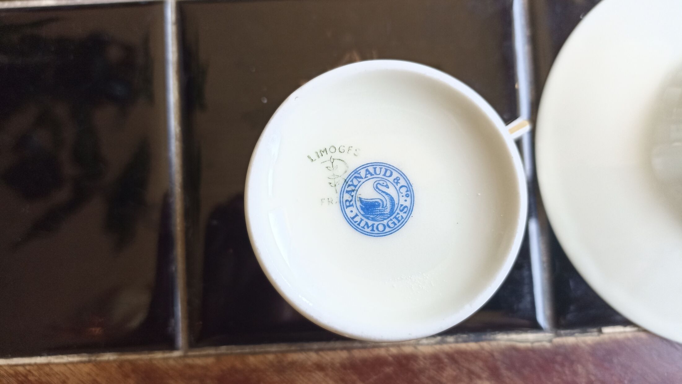 Limoges porcelain espresso cup - Raynaud