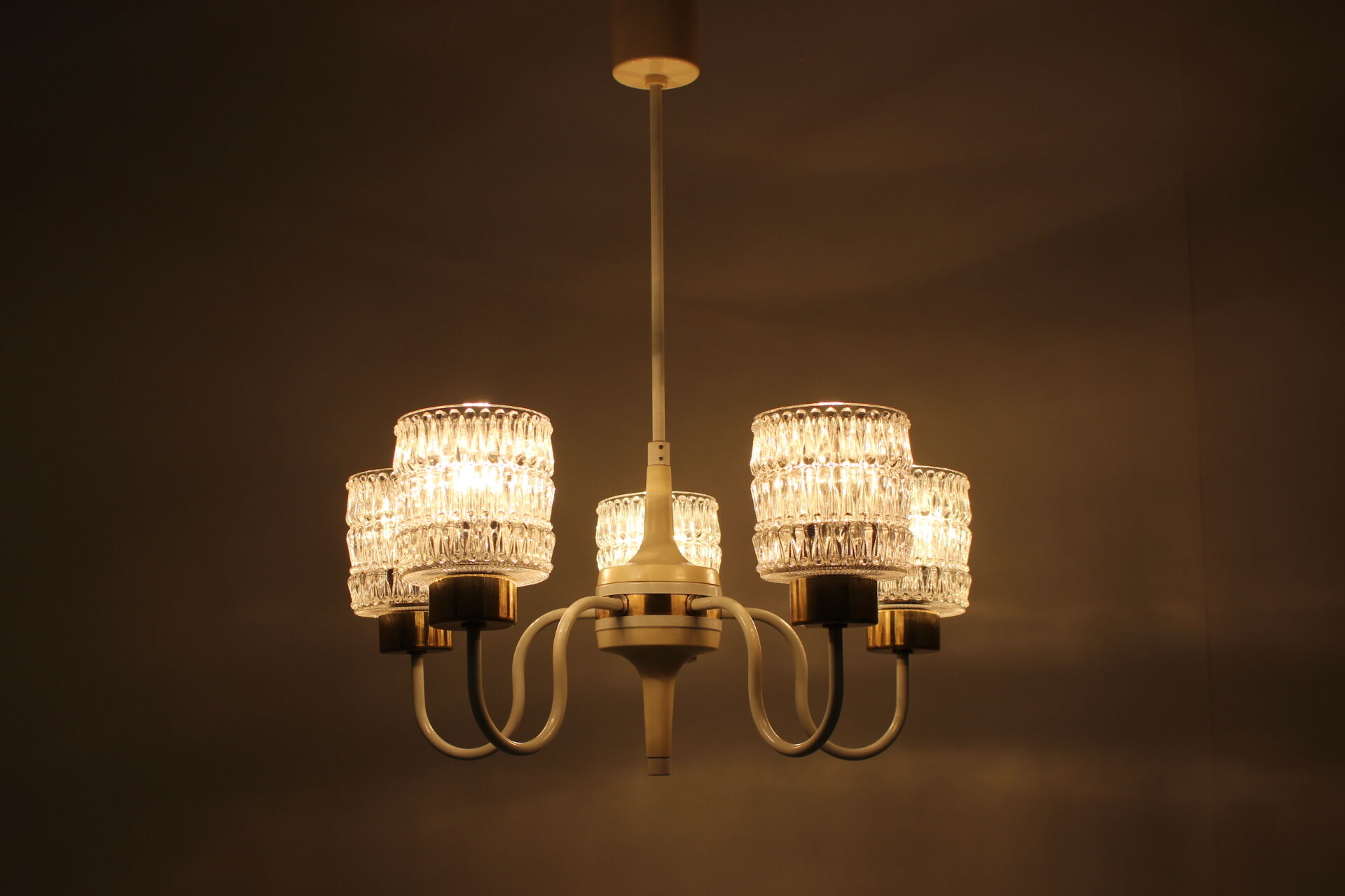 Mid-century chandelier by Kamenicky  Senov,1970‘s.