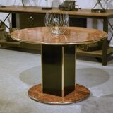Circular table in the style of Willy Rizzo 1970s