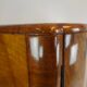 Superb English Art Deco wardrobe in burr walnut – 1930s