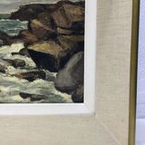 A. Ledieu - Oil "Seascape"