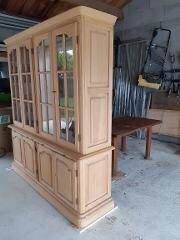 Solid cherry bookcase